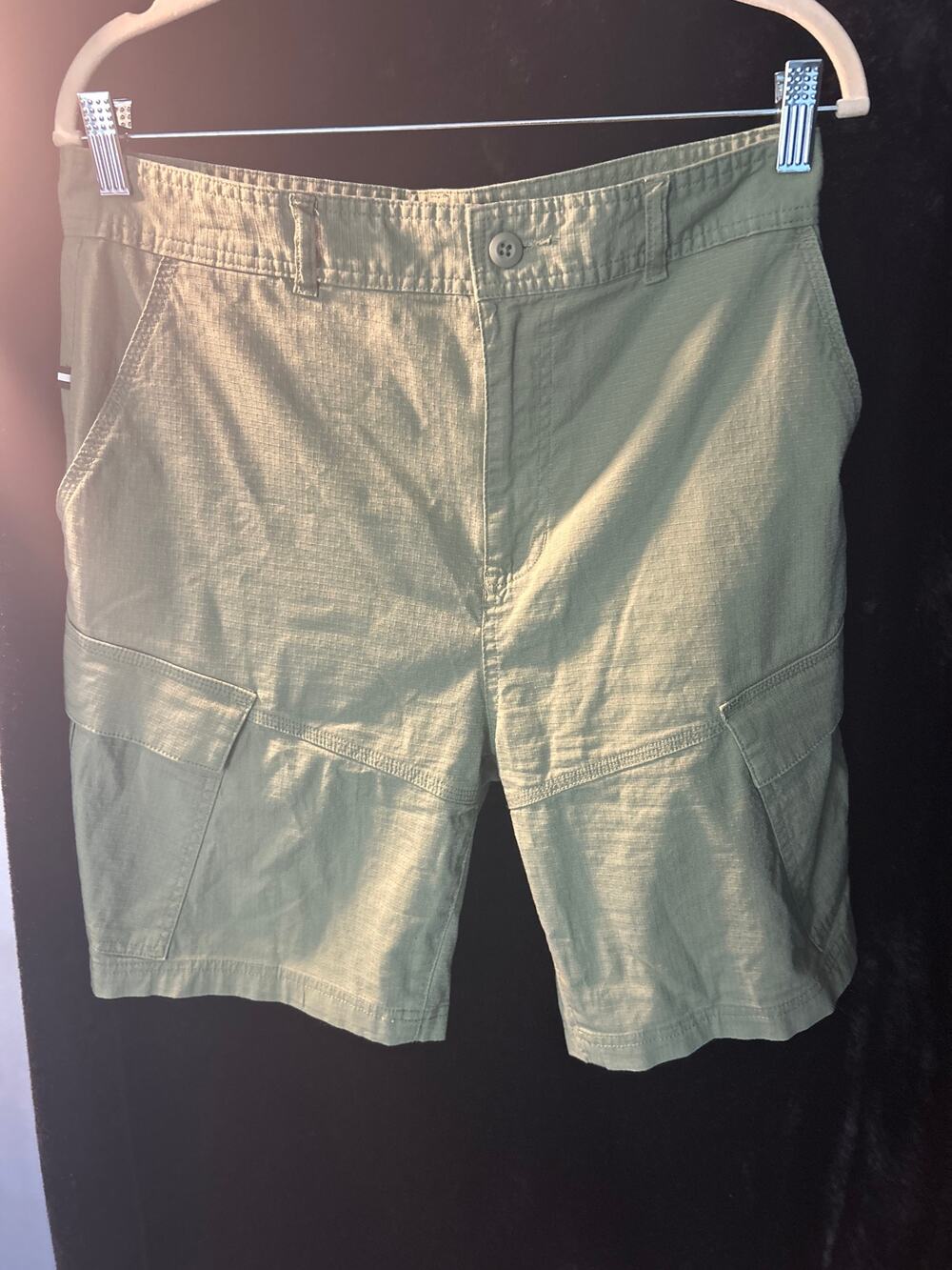 Edgar +‎ Ash Mens Shorts Light Chino Shorts Size Medium